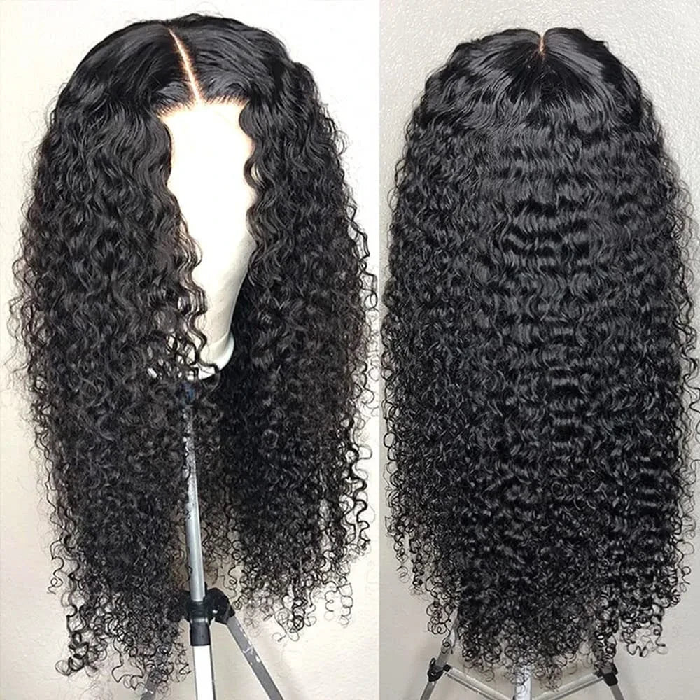 Jerry Curly Human Hair Lace Front Wig