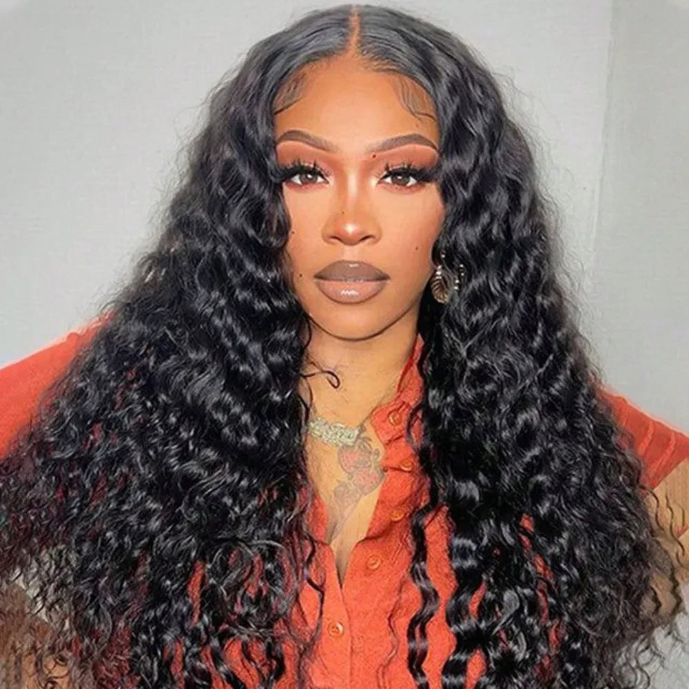 Jerry Curly Human Hair Lace Front Wig