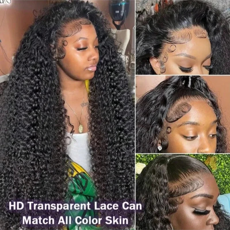Jerry Curly Human Hair Lace Front Wig
