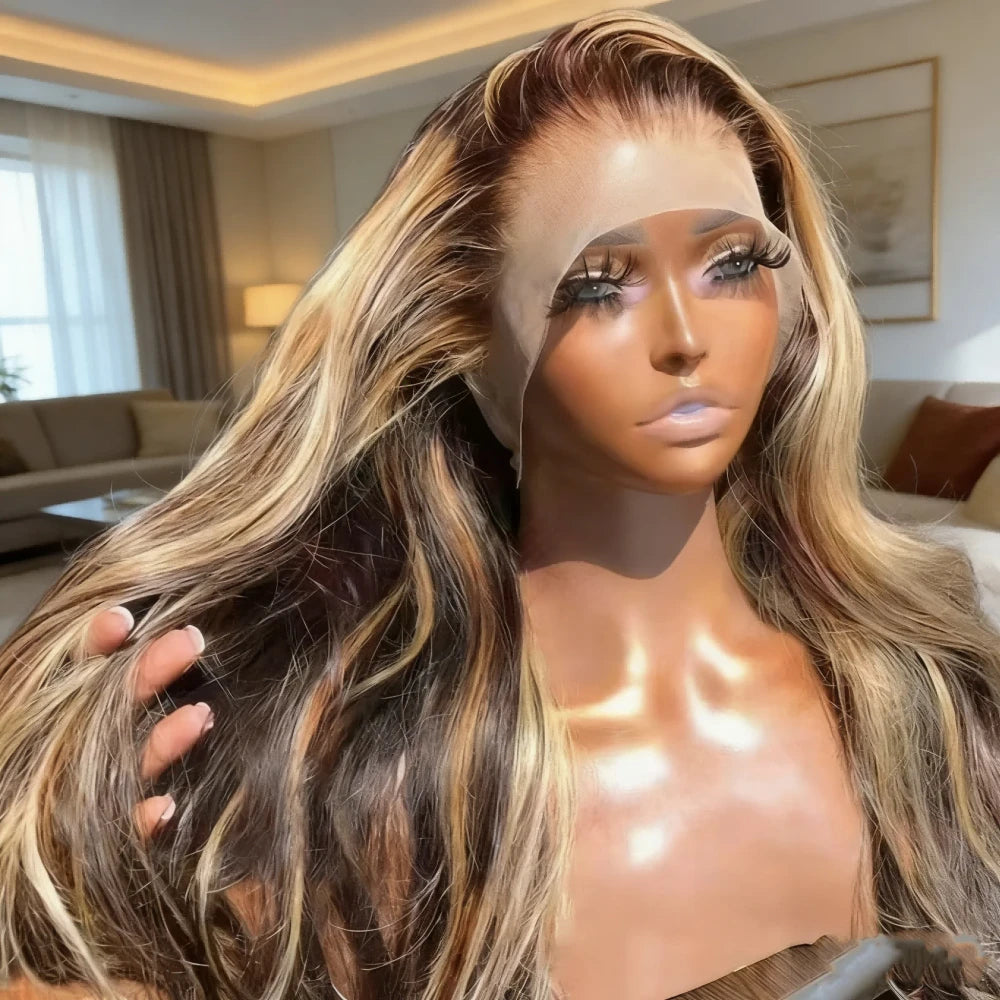 Highlight Human Hair Lace Wig