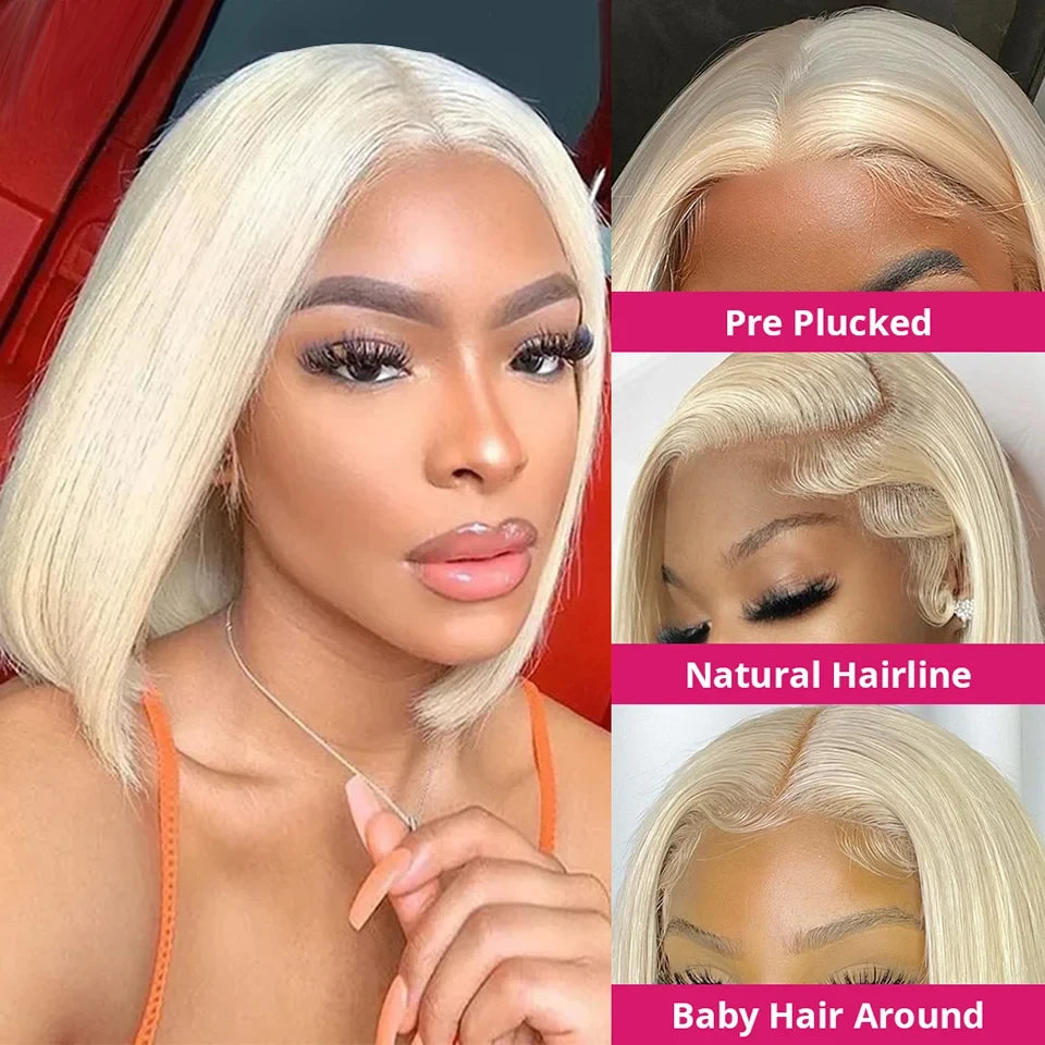 Blonde Straight Bob Wig