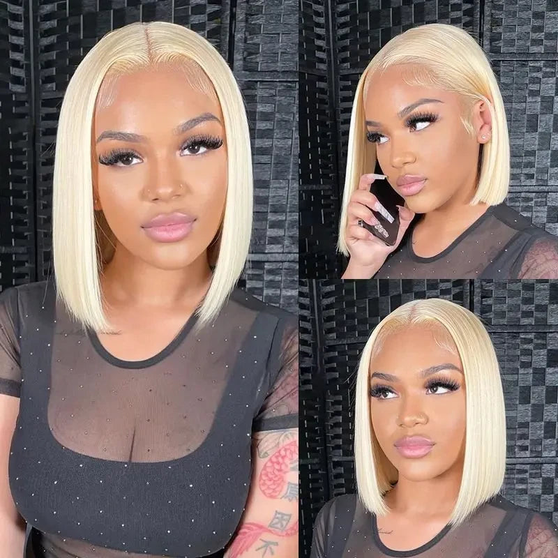 Blonde Straight Bob Wig