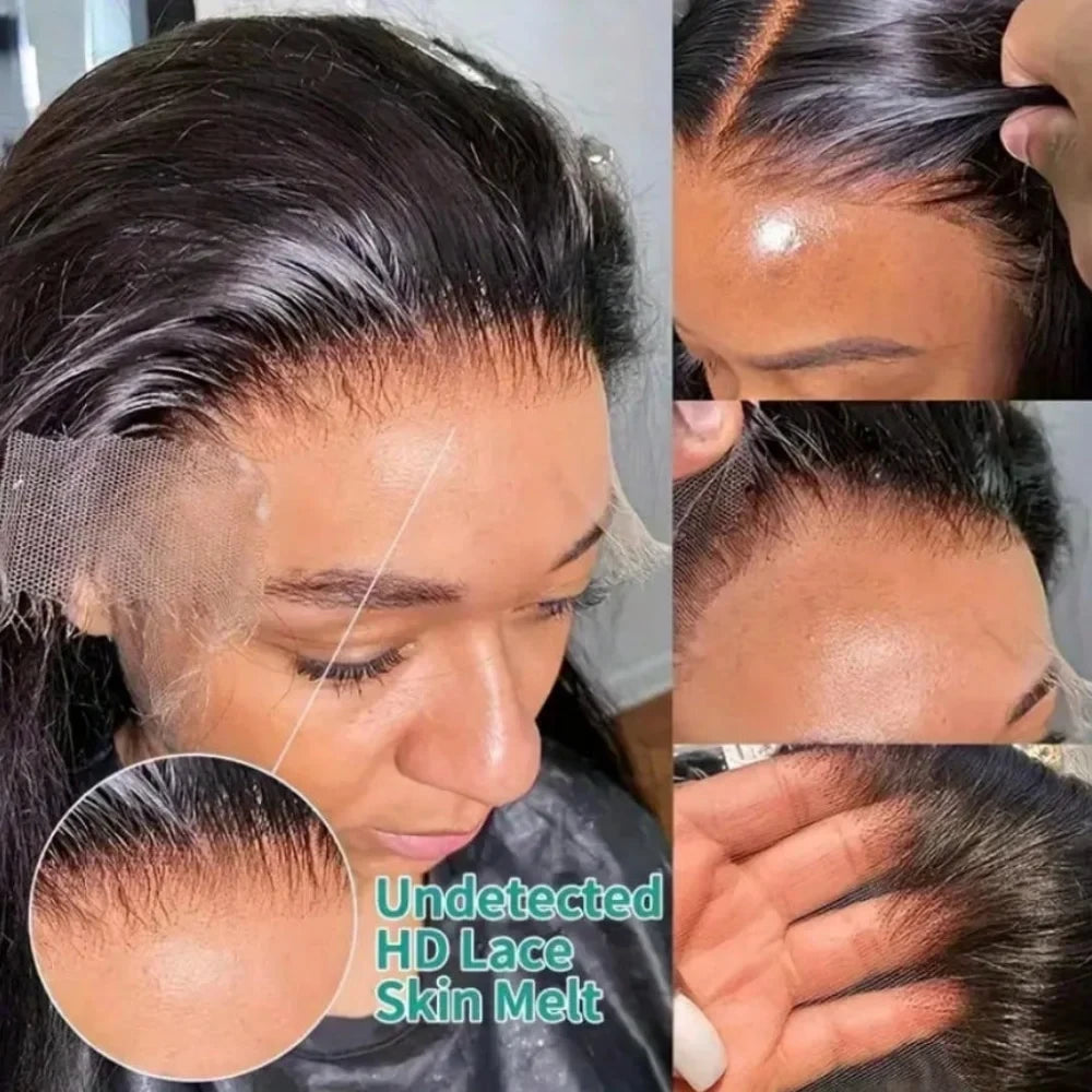 Straight Human Hair Lace Front Wig