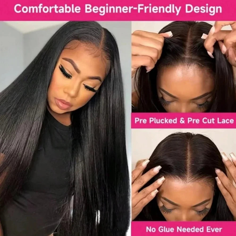 Straight Human Hair Lace Front Wig