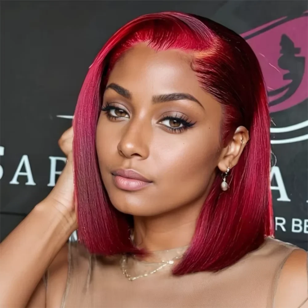 Colored Straight Bob Wig