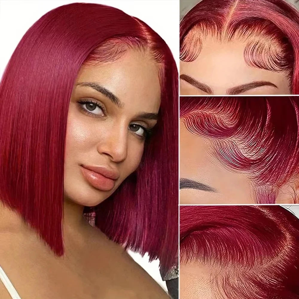 Colored Straight Bob Wig