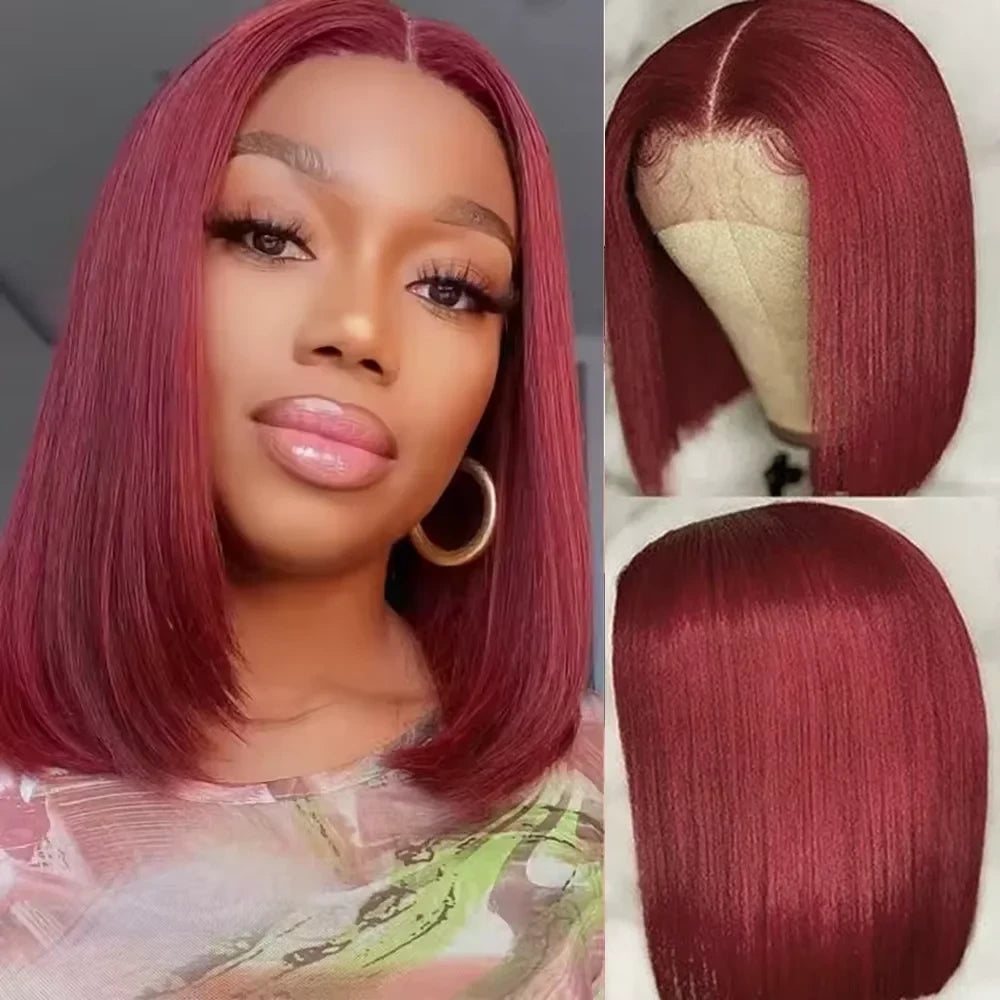 Colored Straight Bob Wig