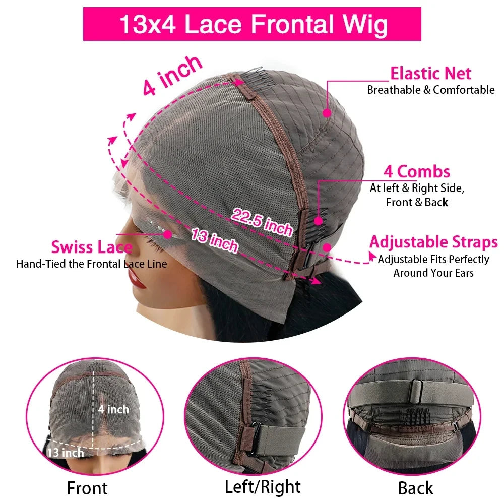 Colored Straight Bob Wig