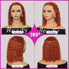 Short Deep Wave Lace Front Wig
