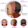 Short Deep Wave Lace Front Wig