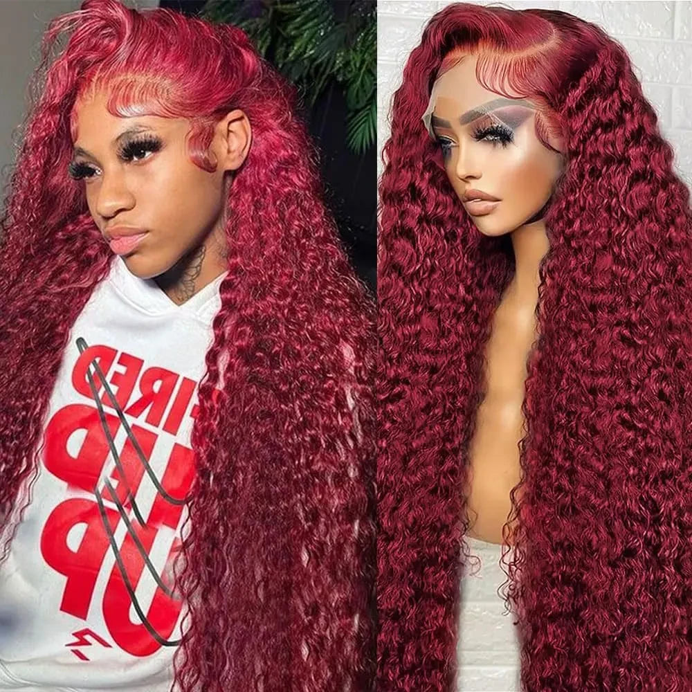 Burgundy Body Wave Human Hair Wig
