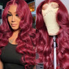 Burgundy Body Wave Human Hair Wig