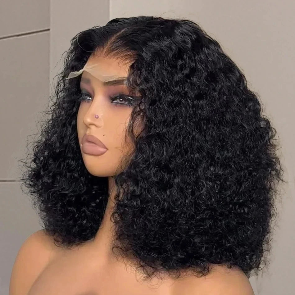 Deep Wave Human Hair Bob Wig